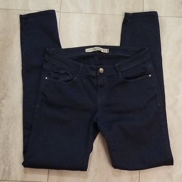 ZARA TRAFALUC Jeans Core Denim green blue Skinny